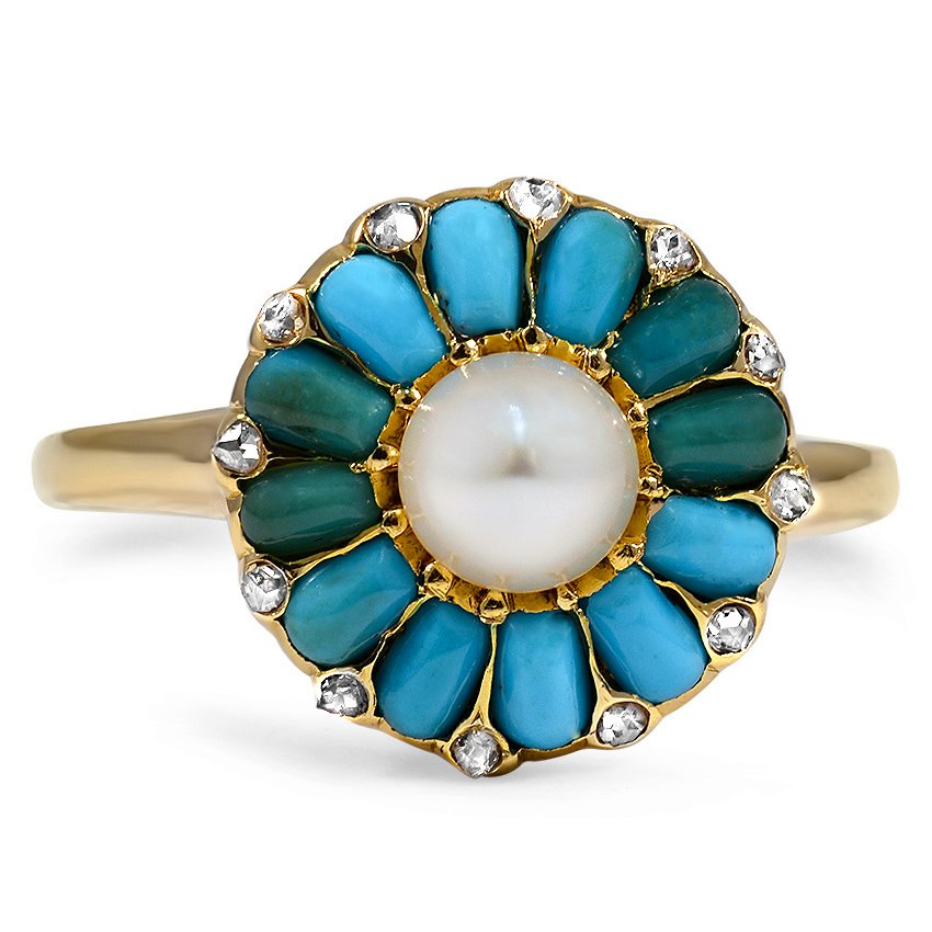 Art Deco Pearl Vintage Ring