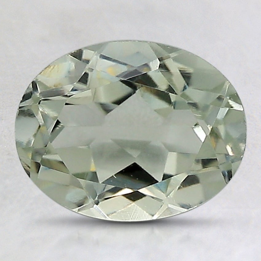 9x7mm Green Oval Prasiolite