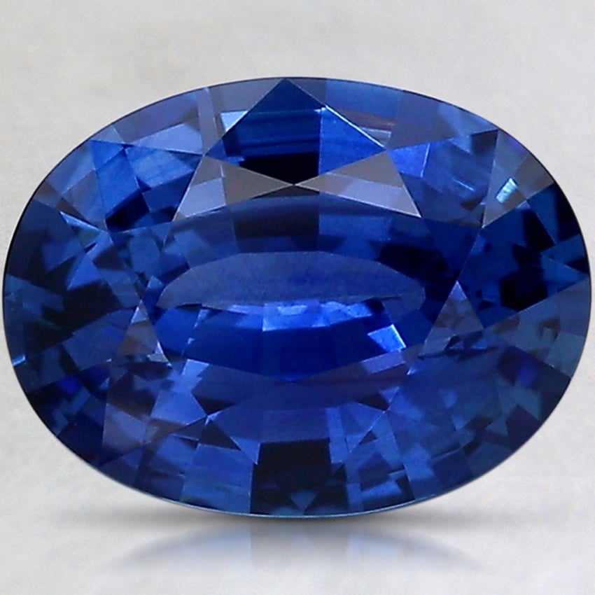 10x7.5mm Blue Oval Sapphire