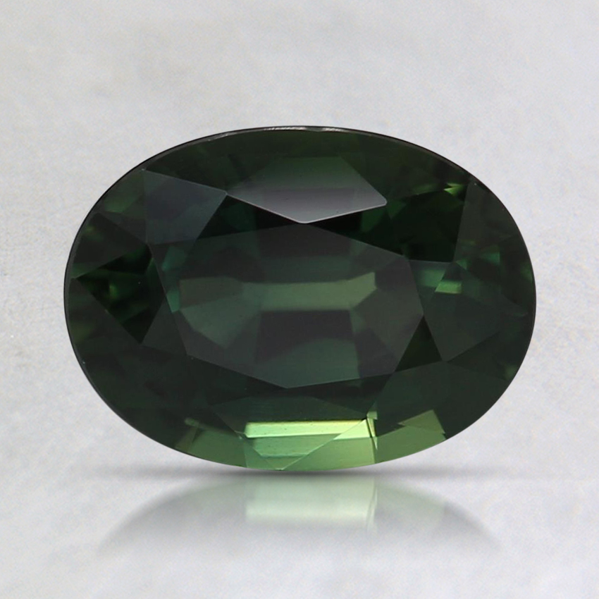 8x6mm Premium Teal Oval Sapphire