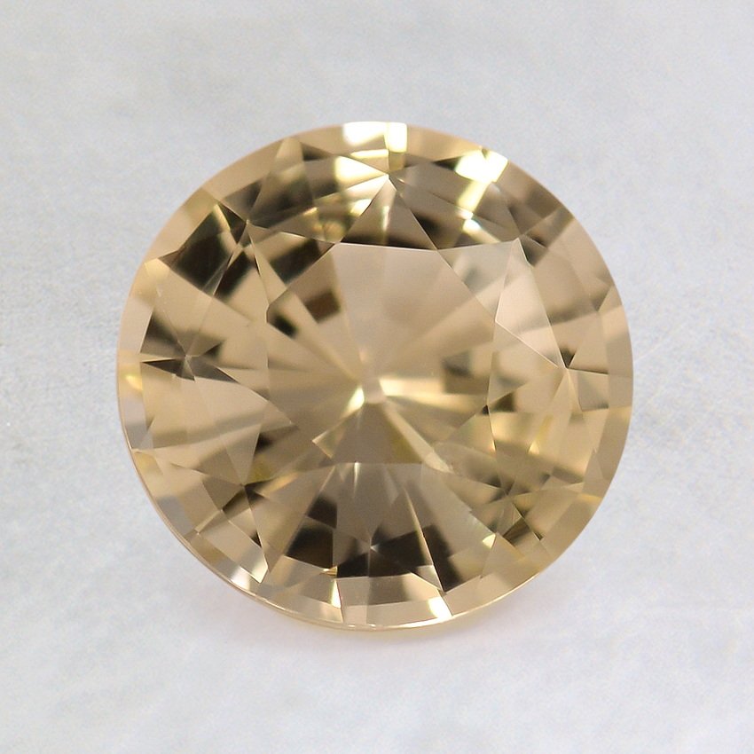 7mm Unheated Yellow Round Sapphire