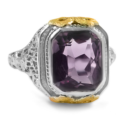 Art Nouveau Other Gemstones Vintage Ring | Parthena | Brilliant Earth