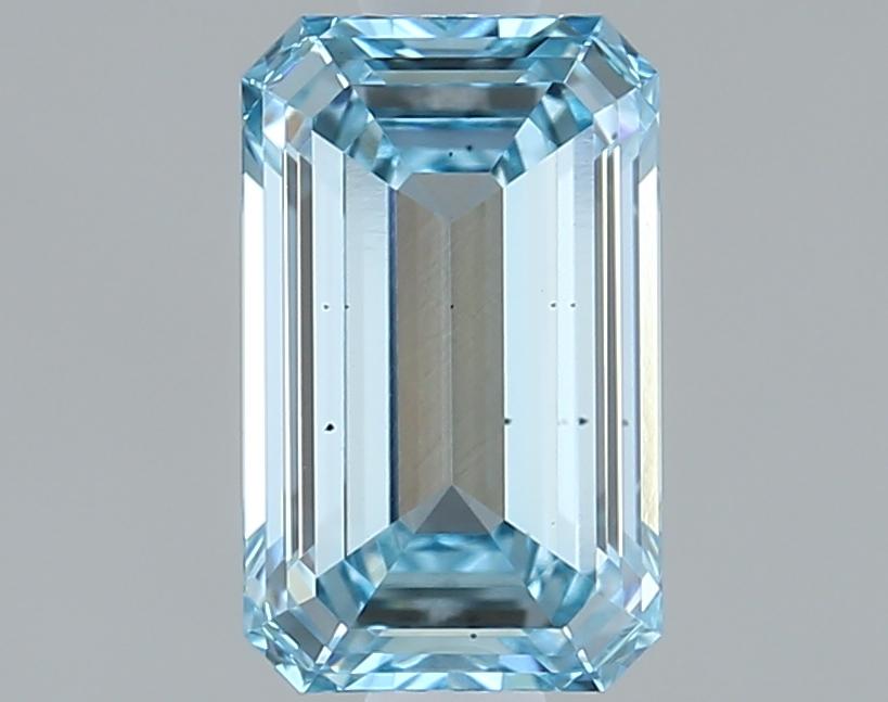 1.11 Ct. Fancy Intense Blue Emerald Lab Grown Diamond