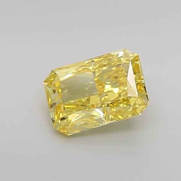 1.06 Ct. Fancy Vivid Yellow Radiant Lab Grown Diamond
