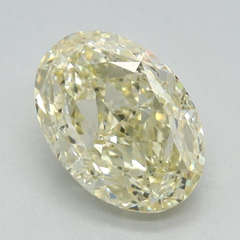 1.39 Ct. Fancy Yellow Oval Lab Grown Diamond