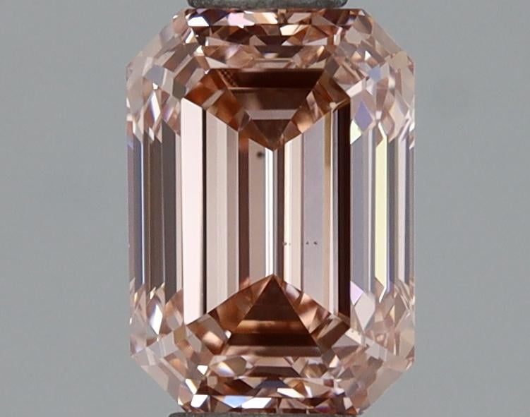1.00 Ct. Fancy Intense Pink Emerald Lab Grown Diamond