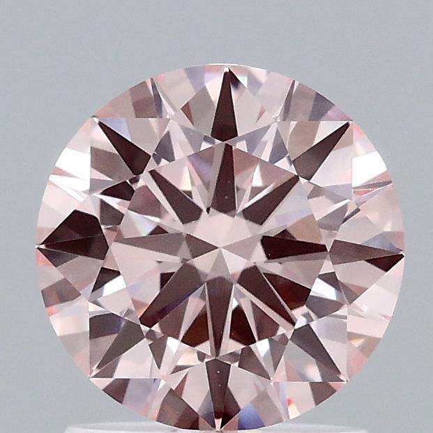 1.35 Ct. Fancy Intense Pink Round Lab Grown Diamond