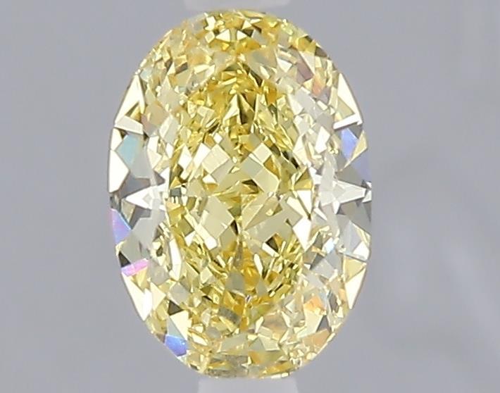 1.10 Ct. Fancy Vivid Yellow Yellow Oval Lab Grown Diamond