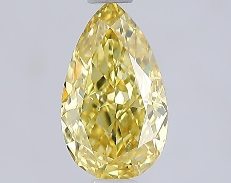 1.02 Ct. Fancy Intense  Yellow Pear Lab Grown Diamond