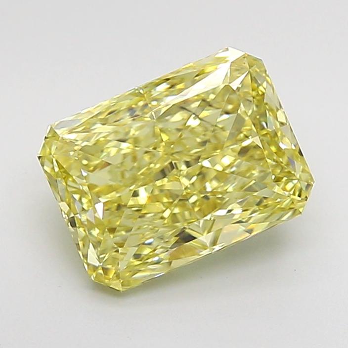 2.21 Ct. Fancy Intense Yellow Radiant Lab Grown Diamond