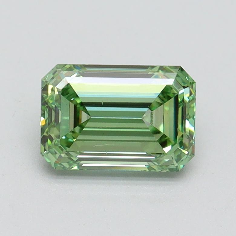 1.05 Ct. Fancy Vivid Green Emerald Lab Grown Diamond