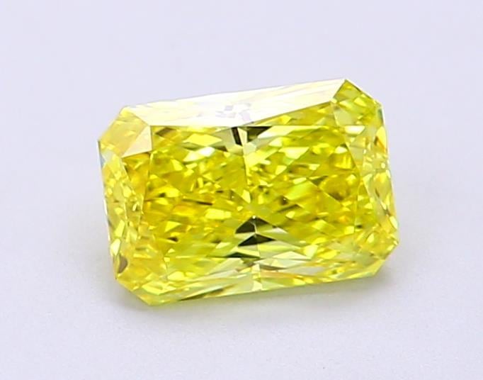 1.01 Ct. Fancy Vivid  Yellow Radiant Lab Grown Diamond