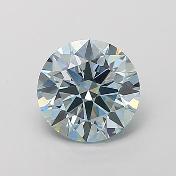 1.02 Ct. Fancy Intense  Blue Round Lab Grown Diamond