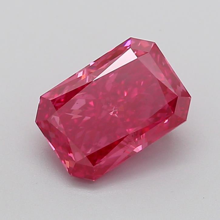 2.07 Ct. Fancy Vivid  Pink Radiant Lab Grown Diamond