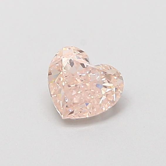 0.36 Ct. Fancy Light  Pink Heart Lab Grown Diamond