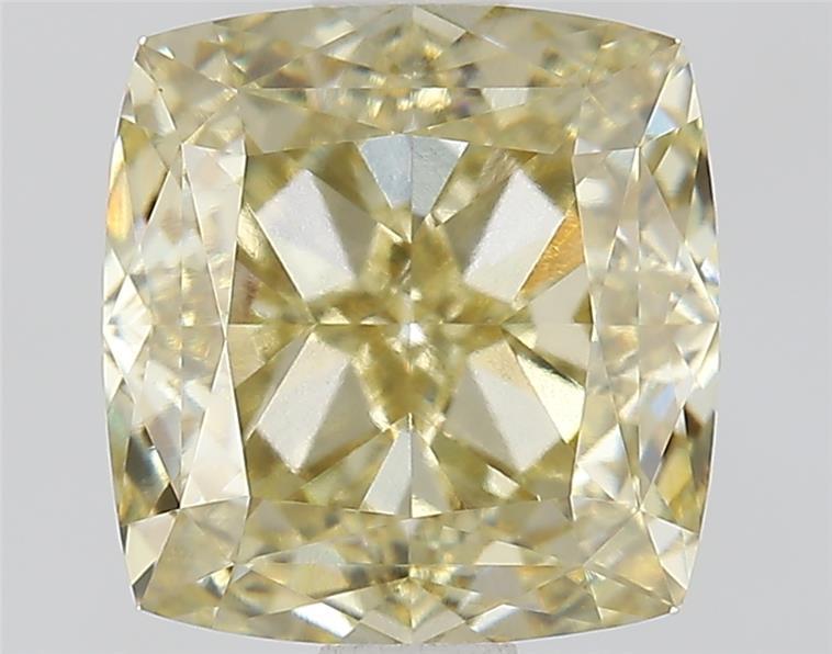 2.00 Ct. Fancy  Yellow Cushion Lab Grown Diamond