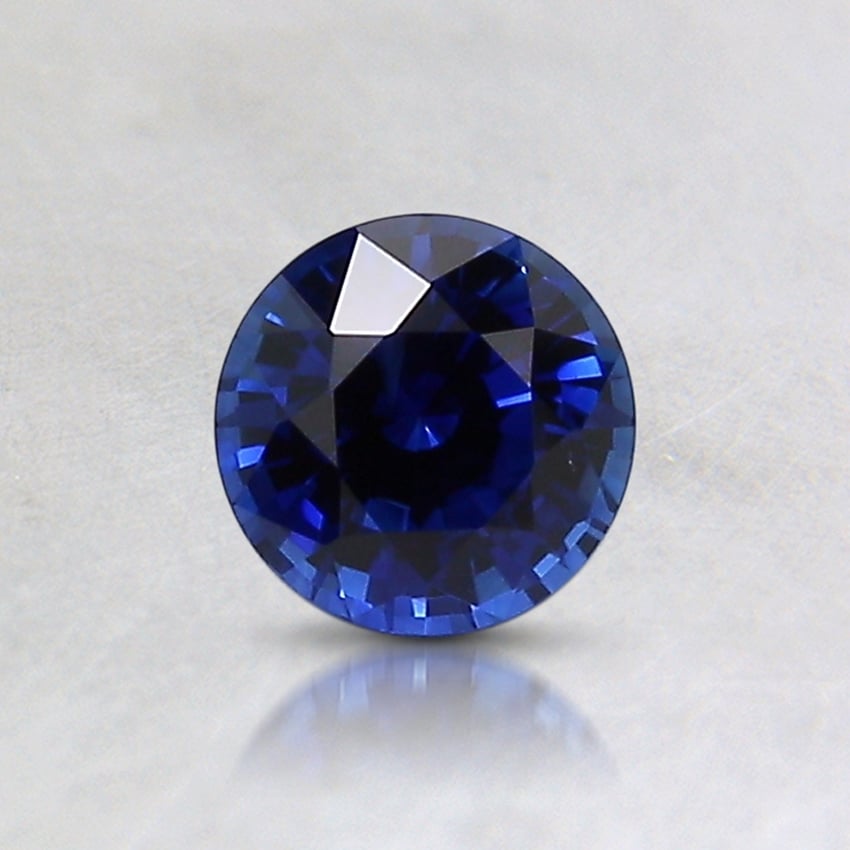 5.1x5mm Blue Round Sapphire