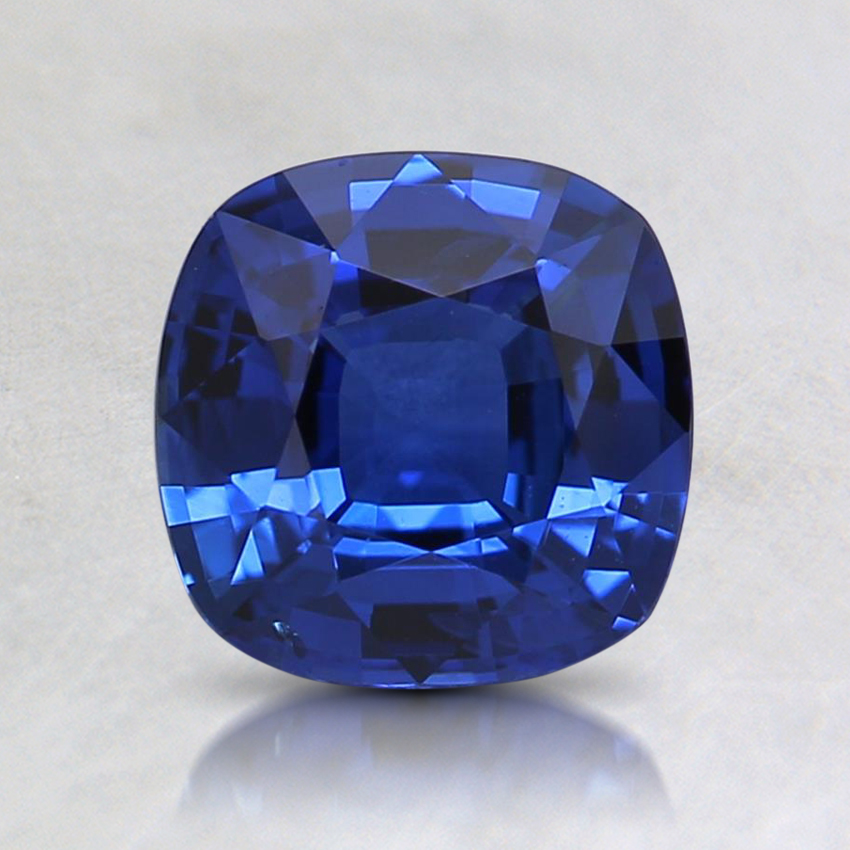 6.6mm Super Premium Blue Cushion Sapphire