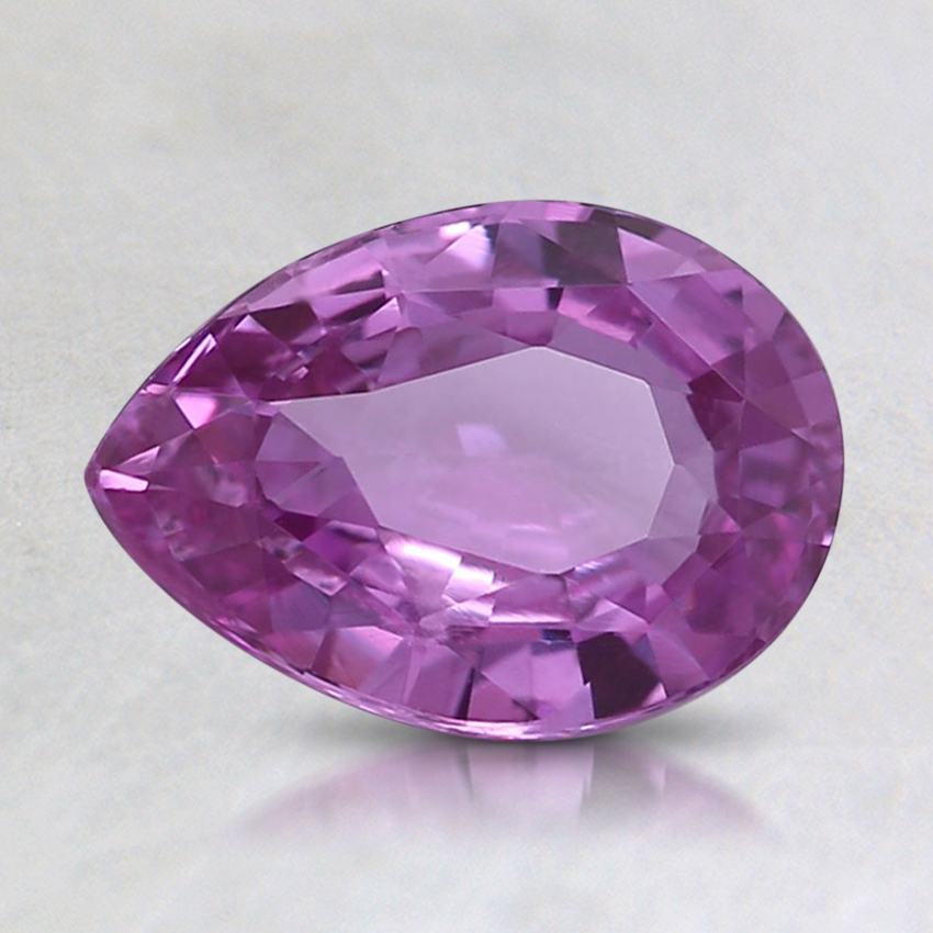8.3x5.8mm Pink Pear Sapphire