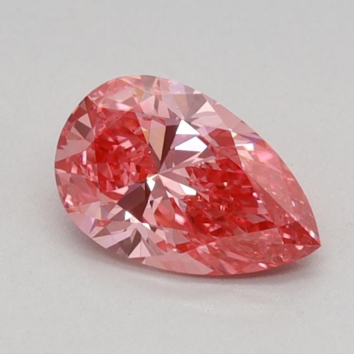 0.45 Ct. Fancy Vivid Pink Pear Lab Grown Diamond