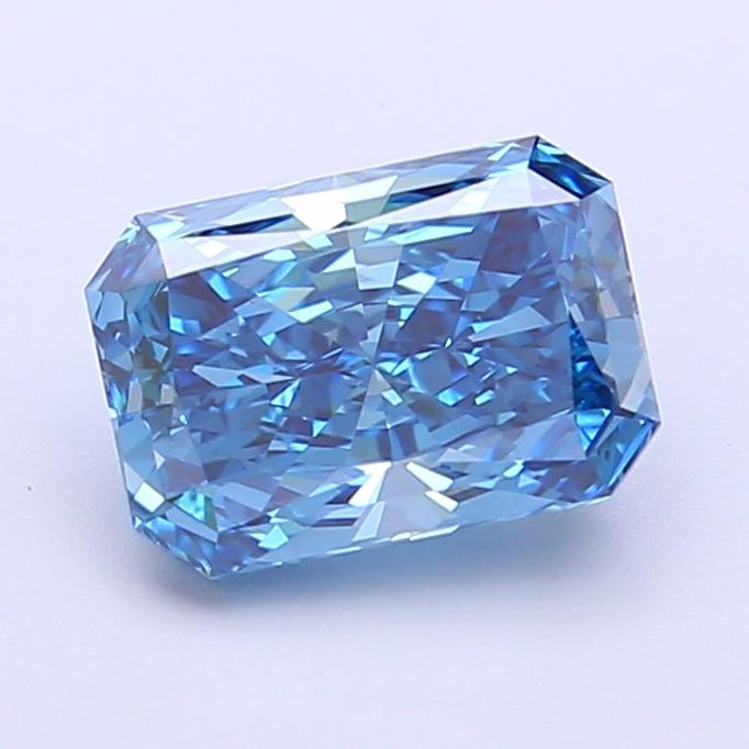 1.78 Ct. Fancy Vivid Blue Radiant Lab Grown Diamond