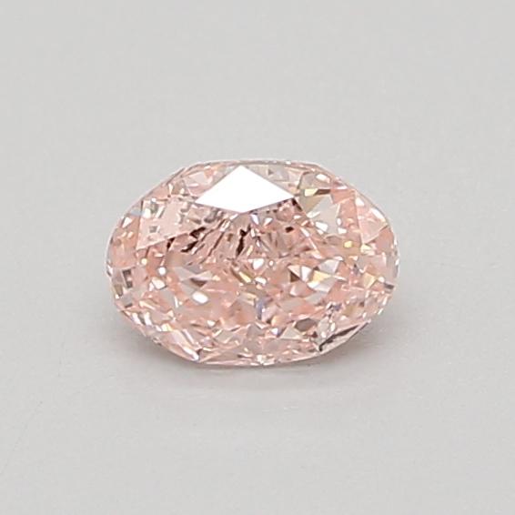 0.50 Ct. Fancy Intense Pink Oval Lab Grown Diamond