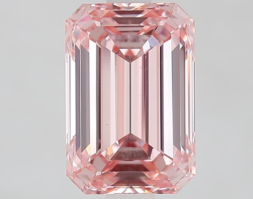 2.05 Ct. Fancy Vivid Pink Emerald Lab Grown Diamond