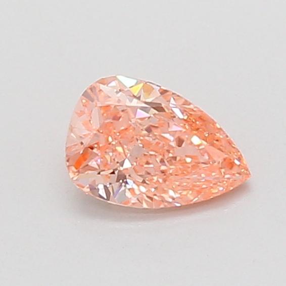 0.53 Ct. Fancy Vivid Pink Pear Lab Grown Diamond