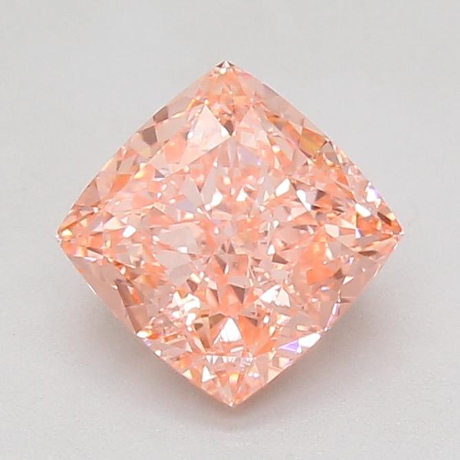 2.00 Ct. Fancy Vivid Pink Cushion Lab Grown Diamond