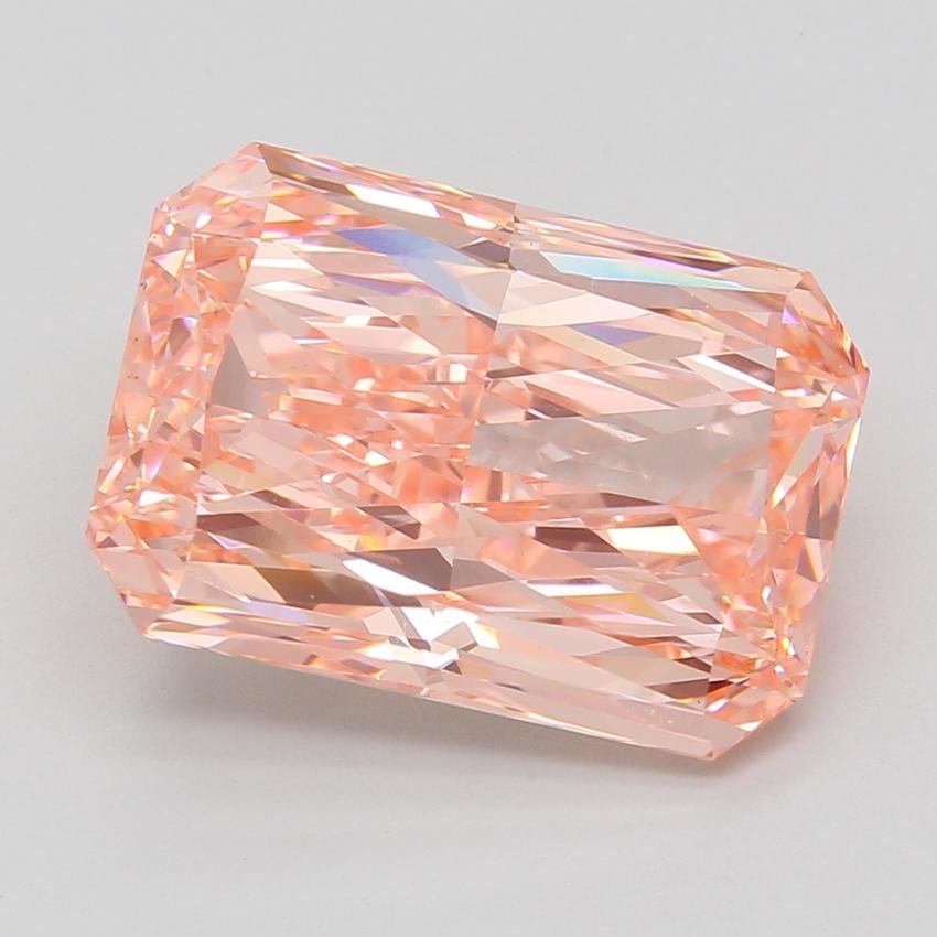 10.05 Ct. Fancy Vivid Pink Radiant Lab Grown Diamond