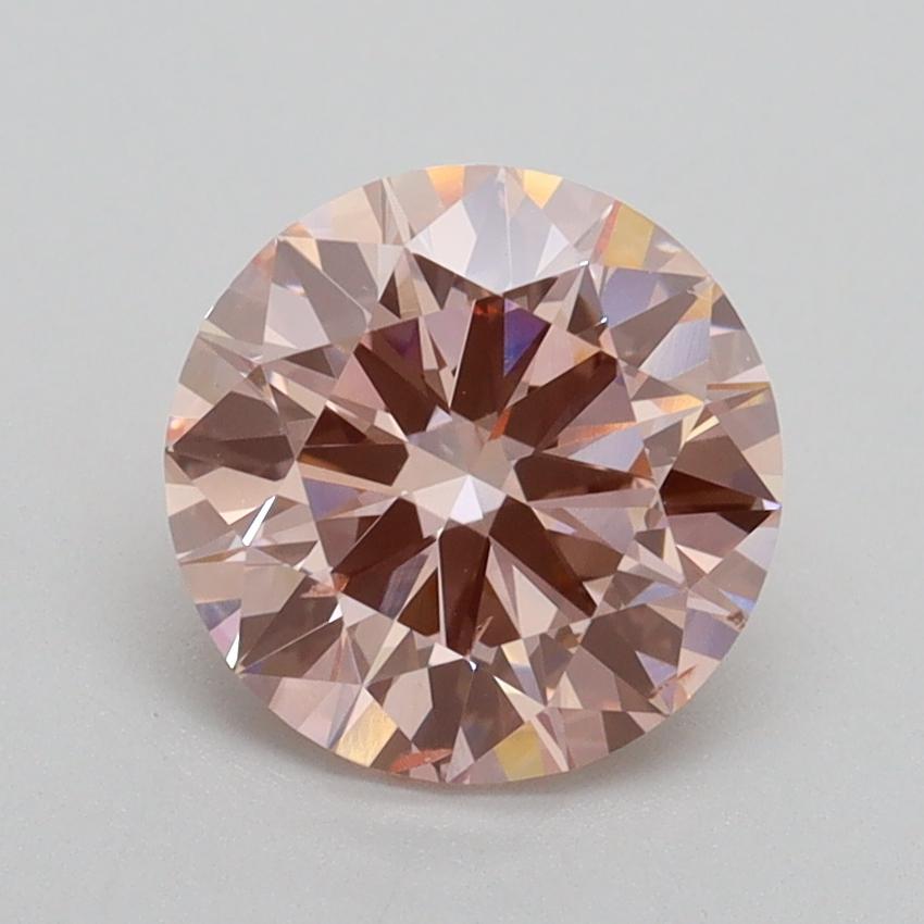 1.72 Ct. Fancy Intense Pink Round Lab Grown Diamond