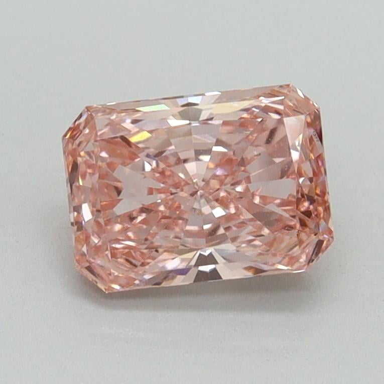 1.04 Ct. Fancy Vivid Pink Radiant Lab Grown Diamond