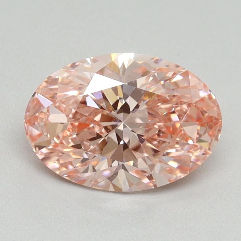 1.50 Ct. Fancy Vivid Pink Oval Lab Grown Diamond