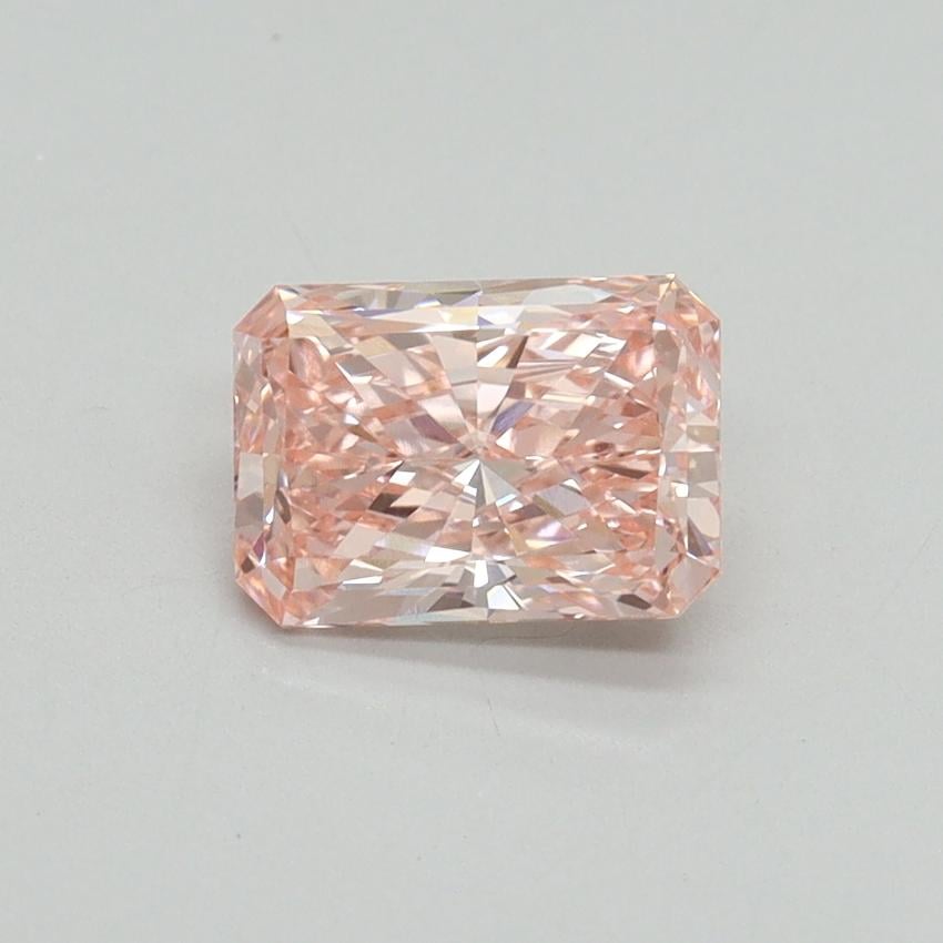 1.01 Ct. Fancy Vivid Pink Radiant Lab Grown Diamond