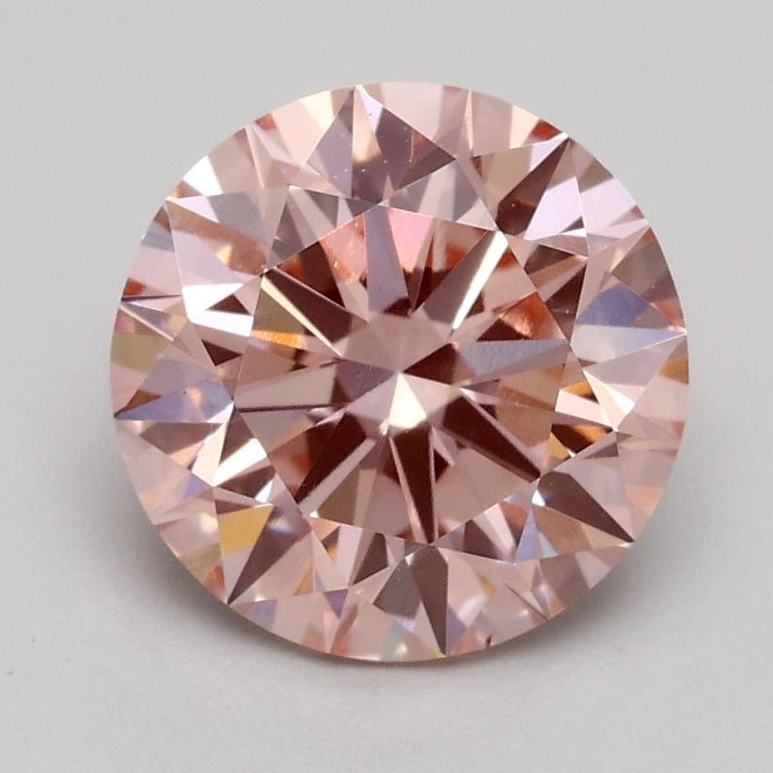1.74 Ct. Fancy Intense Pink Round Lab Grown Diamond