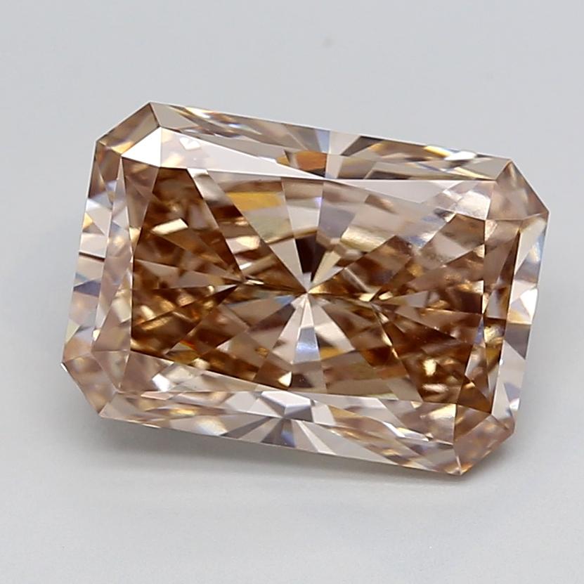 5.03 Ct. Fancy  Brown Radiant Lab Grown Diamond
