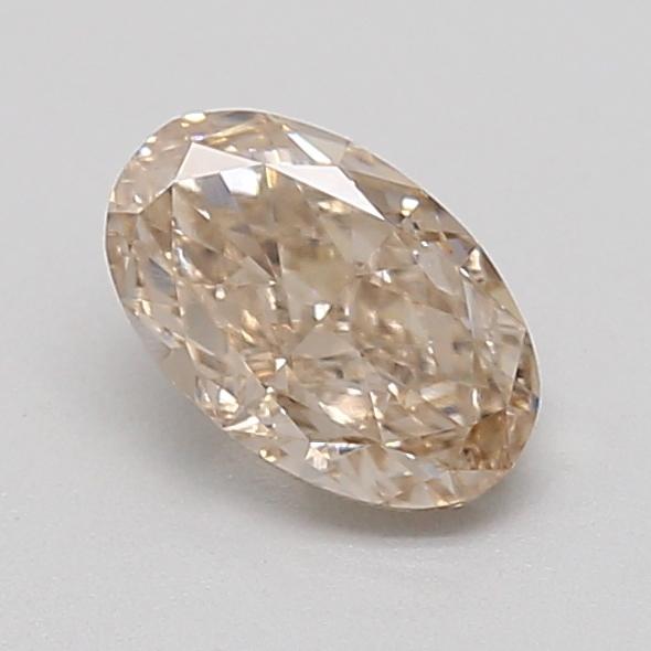 0.37 Ct. Very Light  Brown Oval Lab Grown Diamond