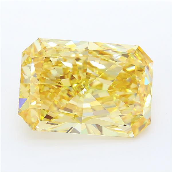 11.55 Ct. Fancy Yellow Radiant Lab Grown Diamond