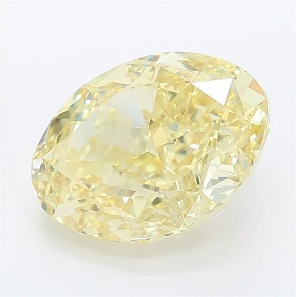 2.75 Ct. Fancy Intense Yellow Oval Lab Grown Diamond