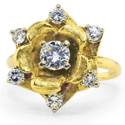 Retro Diamond Vintage Ring