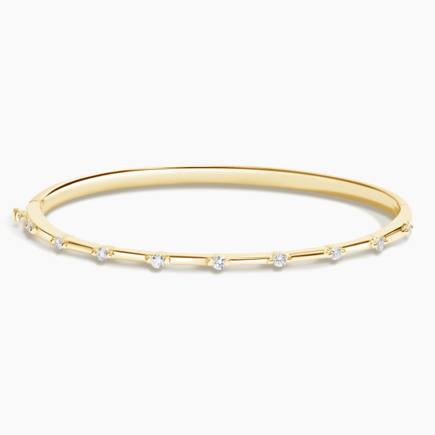 Diamond Bangle Bracelet - Aimee - Briliant Earth