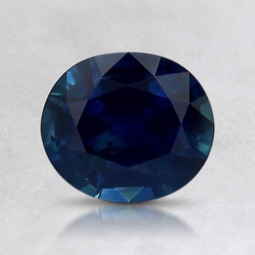 6.9x6mm Blue Oval Montana Sapphire