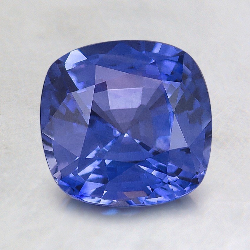 7mm Premium Blue Cushion Sapphire