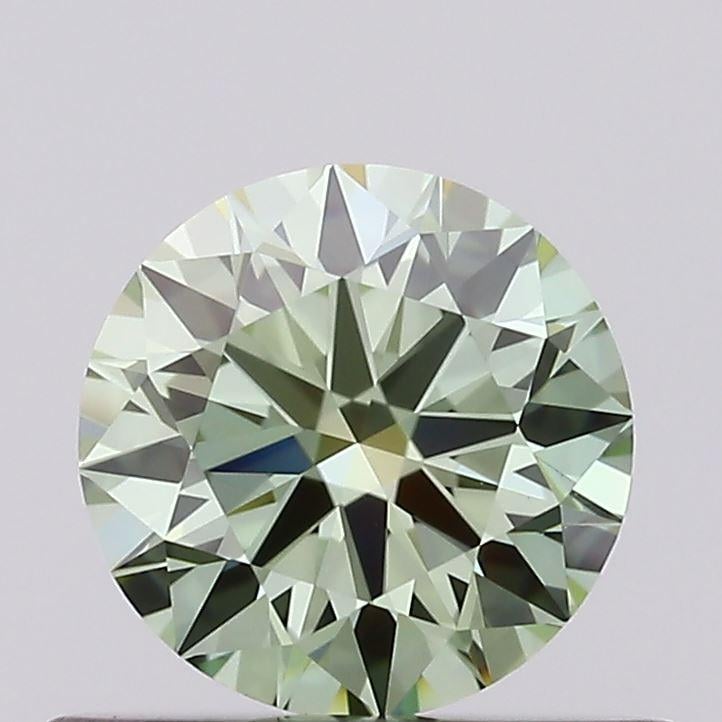 0.54 Ct. Fancy Intense Green Round Lab Grown Diamond