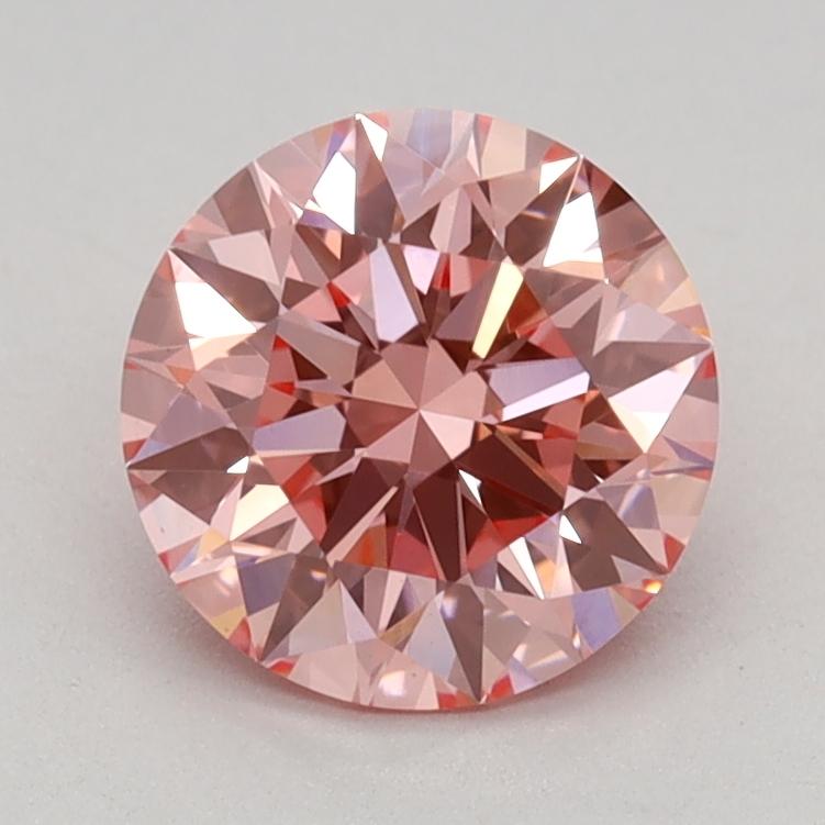 1.03 Ct. Fancy Vivid Pink Round Lab Grown Diamond