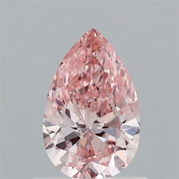 0.73 Ct. Fancy Intense Pink Pear Lab Grown Diamond