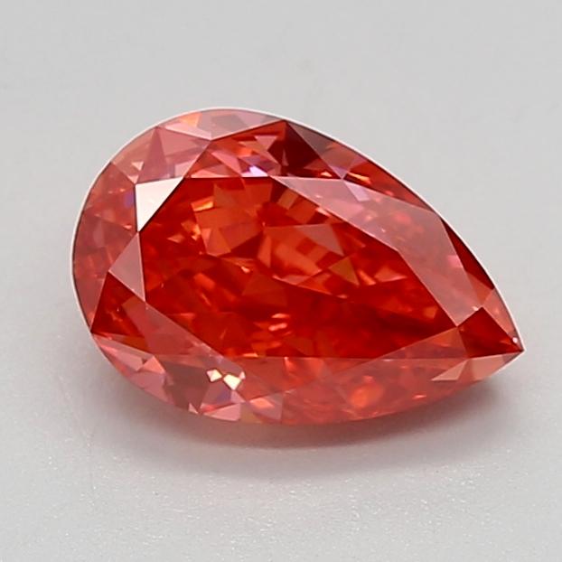 1.99 Ct. Fancy Vivid Orangy Pink Pear Lab Grown Diamond
