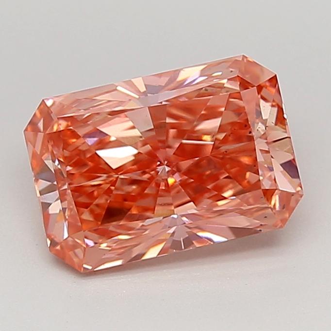 2.00 Ct. Fancy Vivid  Pink Radiant Lab Grown Diamond