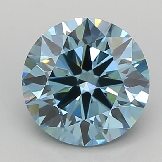 2.05 Ct. Fancy Vivid  Blue Round Lab Grown Diamond