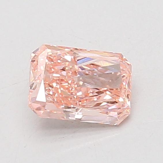 0.74 Ct. Fancy Vivid Pink Radiant Lab Grown Diamond